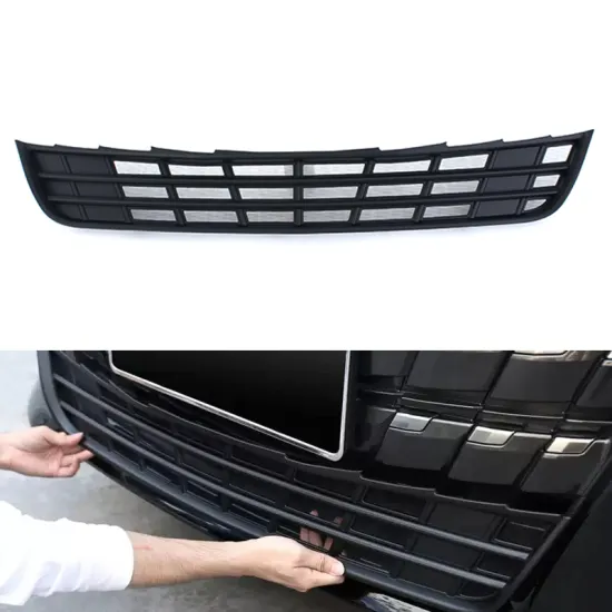 Carbon Fiber ABS Insect-Proof Front Mesh Grille and Lower Bumper Air Intake Cover for Toyota Alphard 2022