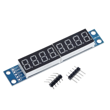 TZT MAX7219 CWG 8 -अंकीय डिजिटल ट्यूब डिस्प्ले कंट्रोल मॉड्यूल - RED (ARDUINO के लिए 3 IO)