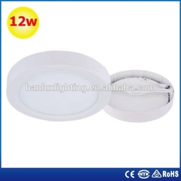 CE&ROHS approved 12w round led panel light