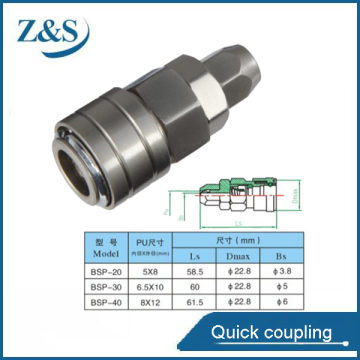 Quick coupling for air hose,water hose quick coupling