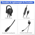 Wholesale Mono Telephone Earhook 3.5mm USB Wire Control Headset
