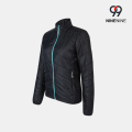 Chaqueta ligera plegable con cuello alto para mujer