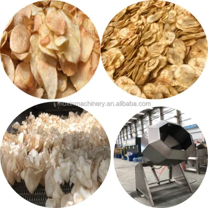 MOXIN Drum Snack Flavoring Machine for Potato Chips and Peanuts