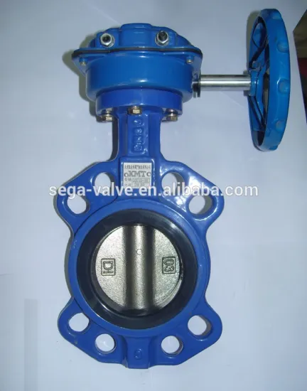Wafer butterfly valve for drinking water-Akzo coated disc