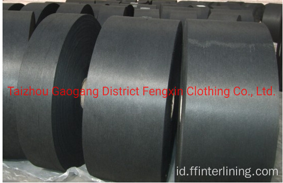 Pinggang elastis tinggi interlining interfacing fleksibel