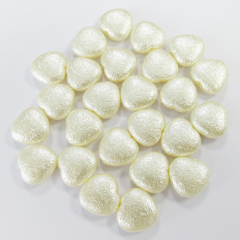 ABS IMitation Heart Faux Pearl Beads Haga joyas