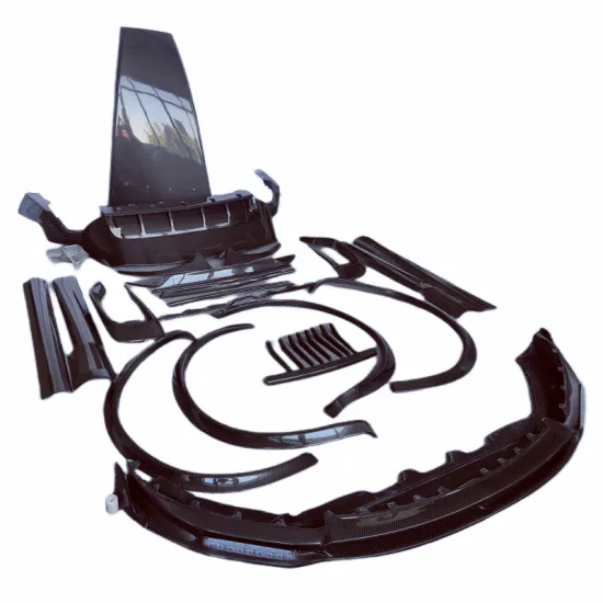 Carbon Fiber Body Kit for Maserati Levante - Front Lip, Rear Diffuser, Side Skirts, Spoiler Hood