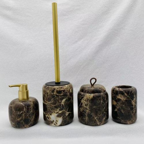 Marble Bathroom Accessories Set