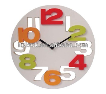 new product customizable office novelty gift printed paper 3d illusion wall clock
