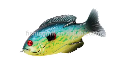 Top quality soft sunfish lure top water fishing lure sunfish soft frog lure