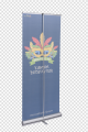 Ekonomi Luaran Pengiklanan Bersesuaian Roll Up Banner Stand