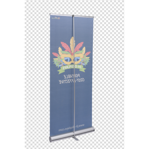 Aluminium luxury poster display stand roll up banner