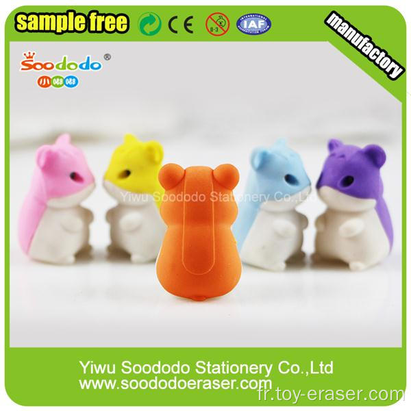 Promotion Hamster Animal Toy Eraser pour enfant