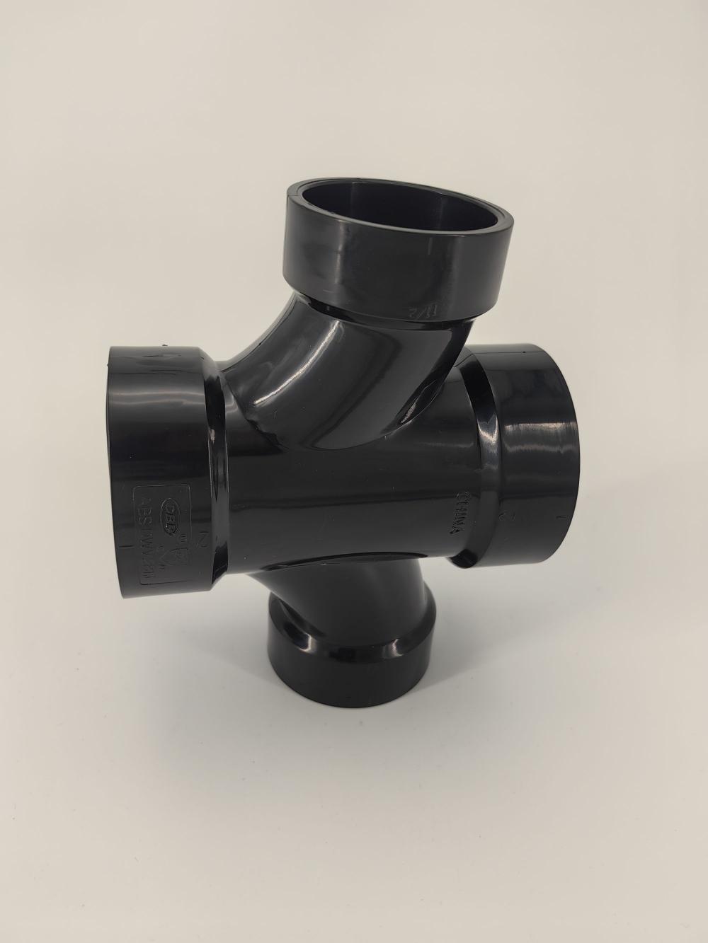 ABS Fittings 2x2x1.5x1.5 ιντσών διπλό υγειονομικό μπλουζάκι μείωση