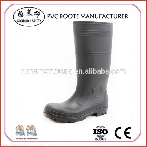 Impact Resistant CE Safety PVC Rain Boot With Steel Midsole