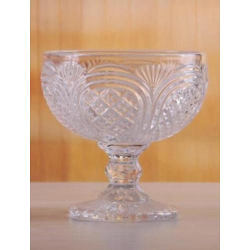 Hand Mader Rhombic Wine And Door-shaped Ice Cream Glasses