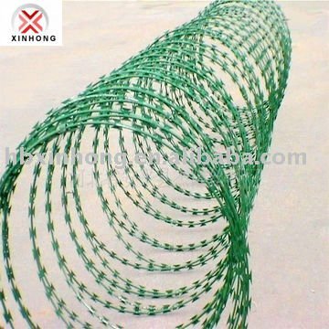 pvc coated razor barbed wire