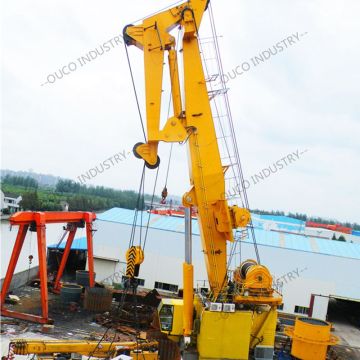 Gru portale da 100 t con gru a mantompa a 360 gradi grade grave crane