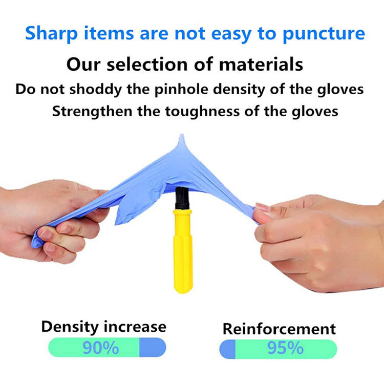 Veleprodaje brže isporuke rukavice za jednokratnu upotrebu u obliku nitrila