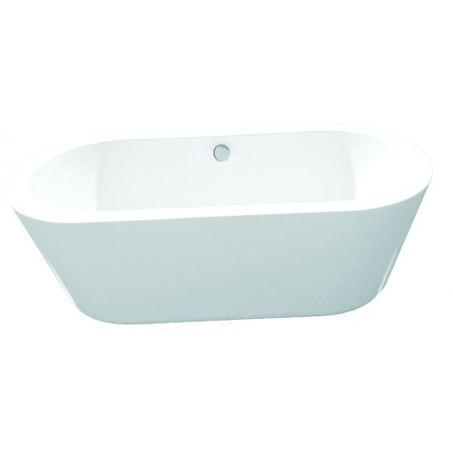 Bathroom White indoor Acrylic Bathtub Freestanding