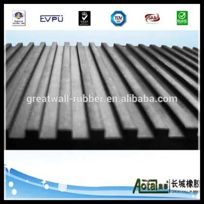American Ribbed Rubber flooring mat /Wide Ribbed Rubber Flooring/rubber flooring mat