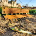 Garden Decoration Rusty Steel Edging Laser Cutting Garden Edging