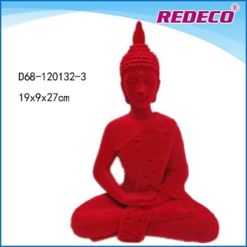 Resin flocked thailand buddha