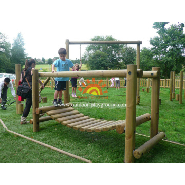 Школьная наружная деревянная игровая площадка для детей