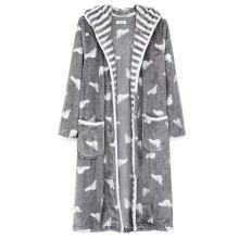 Men's Warm Flannel Bathrobe