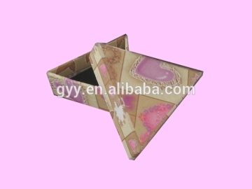 Triangle customized gift paper boxes