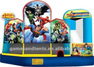 inflatable justice league bouncer, bounce house A2118