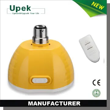 Rechargeable emergency light with remote control