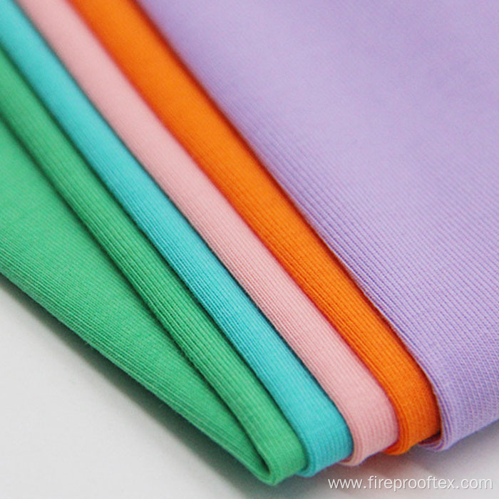 Fireproof cotton spandex blend fabric for sweatshirts