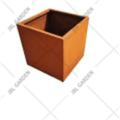 Pots de fleurs en acier Corten Rust Red