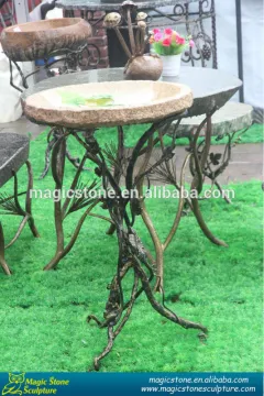 Good design wrought iron garden table
