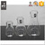 China supplier low price clear buld shape tealight holder flower Glass Vase