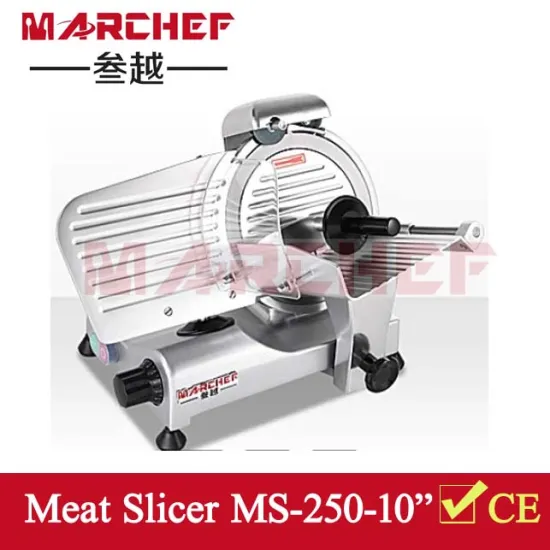 10'' Commercial 250mm Blade Dia Meat processing catering machine