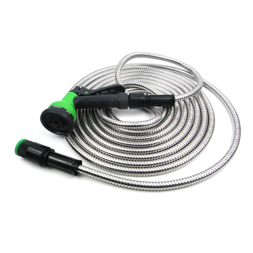 Coil Hose Reel Nozzle 50FT Stainless steel garden hose Expandable Garden Hose Manufactory