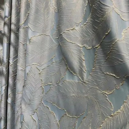 New fashion embroidery jacquard curtains high blackout