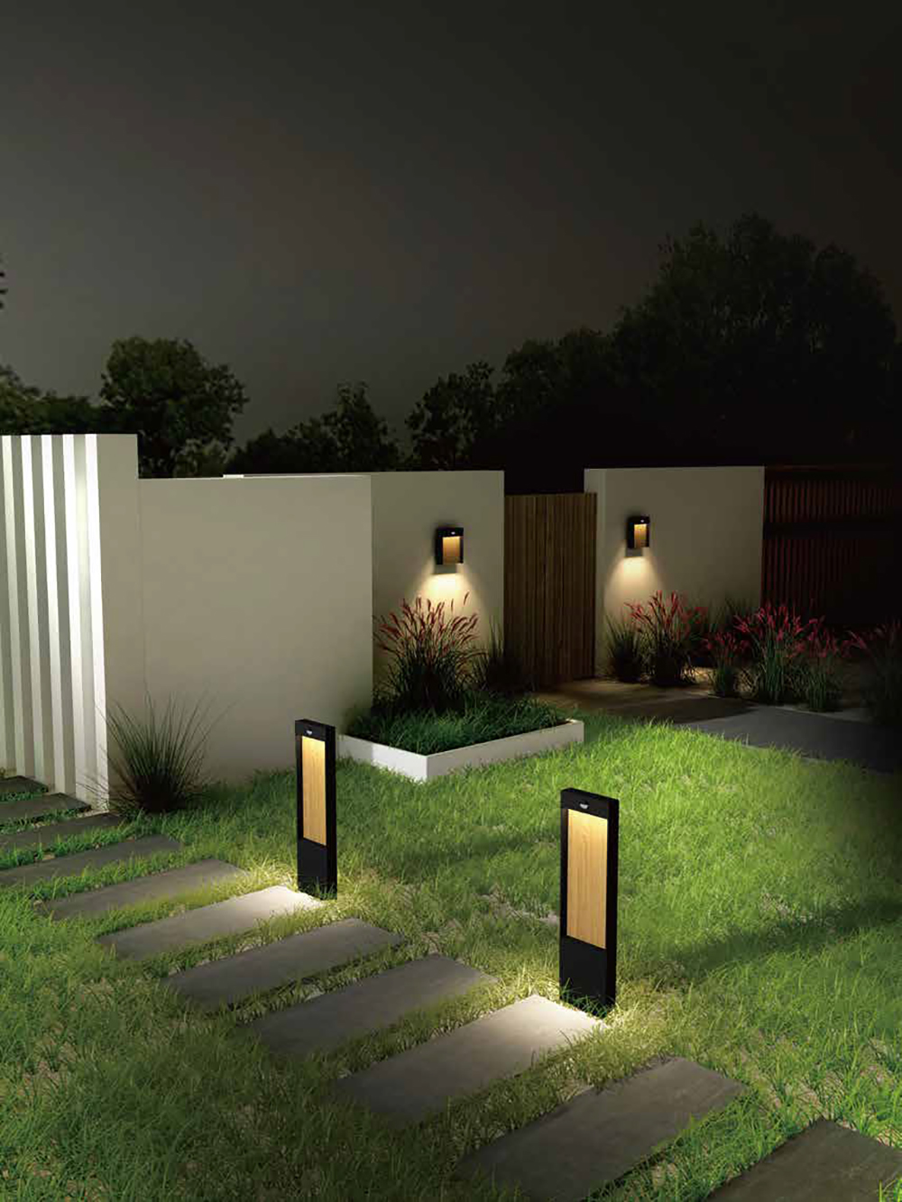 Square Wall LED Light Mounting Sensor Lamp