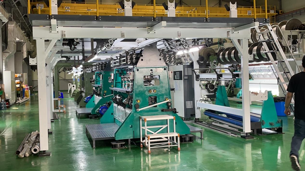 double needle bar raschel machine