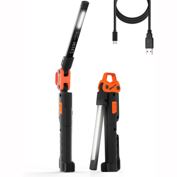 230 ° Rotatable &amp; haken wiederaufladbar magnetische Taschenlampe: das ultimative 400 lm Mechaniker Arbeitslicht