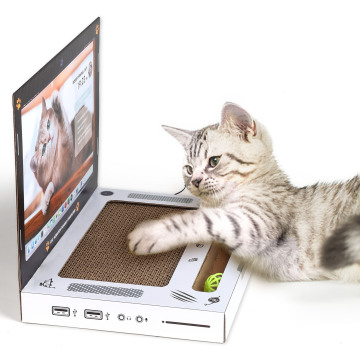 MOFESIPI Cat Scratcher Laptop - Interactive Pet Toy