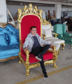Lew King Party Throne Arm Krzesła