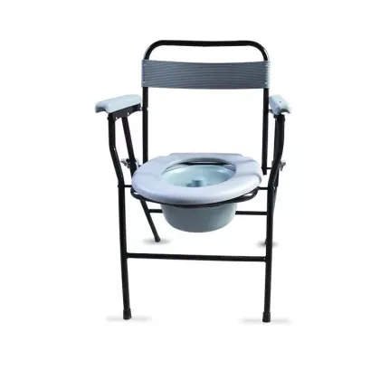 Medical Bathroom Assist Folding Toilet Chair Plastic Toilet Commode Chair Portable Toliet Seat for Patients