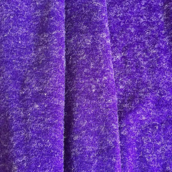 Wool polyester knitted jersey