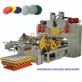 Twist lug cap forming & lining machine