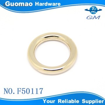 Handbag zinc alloy gold metal round ring