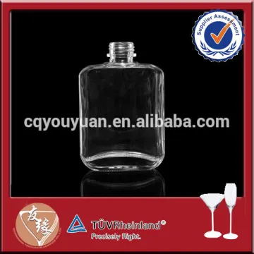 Hot sale 150ml soda lime glass empty liquor bottle weights