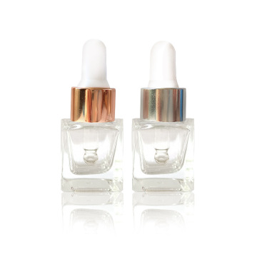 Square Shape Glass Bottles for Essential Oils - 5ml & 10ml Capacity